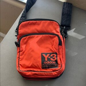 Adidas Y-3 Red Messenger Bag